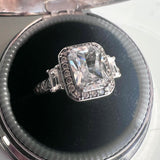 Sterling and CZ Ring