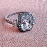 Sterling and CZ Ring