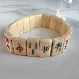 Vintage Mah Jong Tile Bracelet