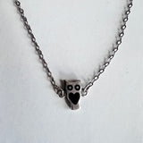Sterling Silver Owl Necklace