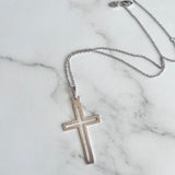 Sterling Cross on Sterling Silver Chain