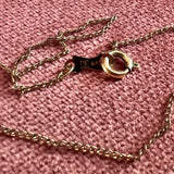 Gold Filled Chain with Pearl Pendant