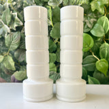 Pair of Milk Glass Vases