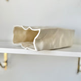 Ceramic Paper Bag Vase