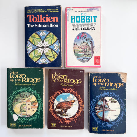 Set of Vintage Tolkien Books
