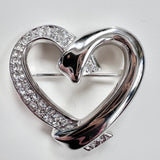 Swarovski Heart Brooch for LYNDA