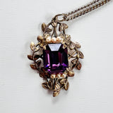 Art Nouveau Style Amethyst Necklace