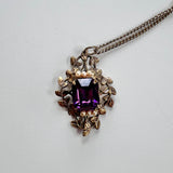 Art Nouveau Style Amethyst Necklace