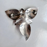 Trillium Bob Ford Sterling Brooch