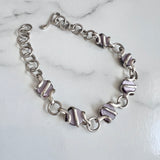 Lavender Stone Sterling Bracelet