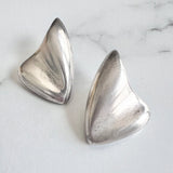 Statement Sterling Stud Earrings