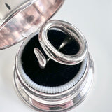Open Oval Sterling Ring