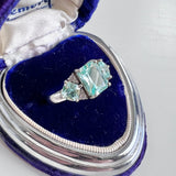 Aquamarine Sterling Ring for LYNDA