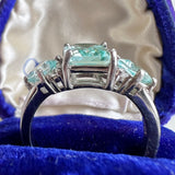 Aquamarine Sterling Ring for LYNDA