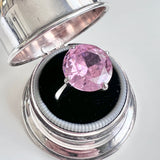 Pink Stone Sterling Ring
