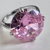 Pink Stone Sterling Ring