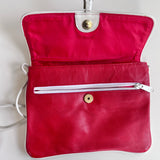 Red Leather Fringe Purse for LYNDA