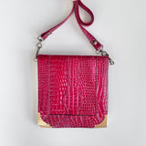 Faux Snakeskin Purse