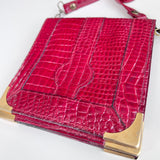 Faux Snakeskin Purse