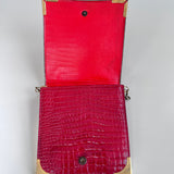 Faux Snakeskin Purse