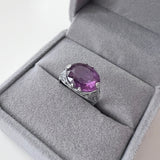 Sterling Ring Amethyst