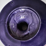 Vintage Purple Ceramic Pot with Lid