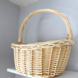Medium Wicker Basket with Handle