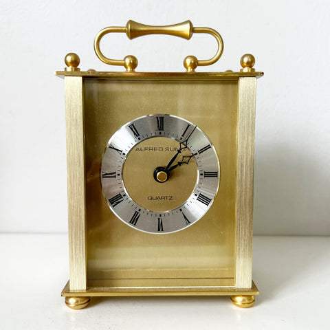Brass Alfred Sung Clock
