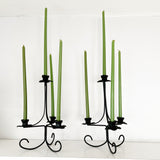 Black Cast Iron Candelabras