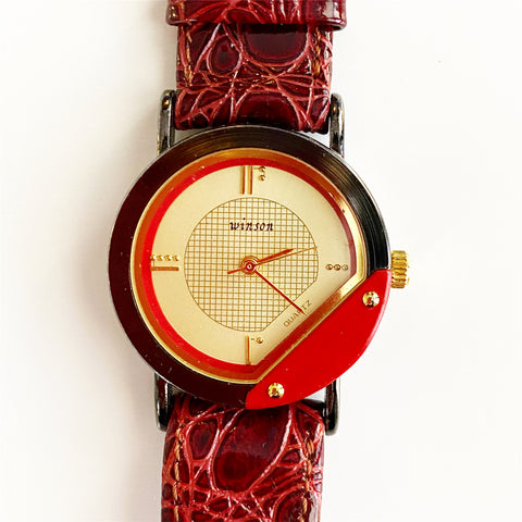 Winson Burgundy and Red Watch for @marilynbruce