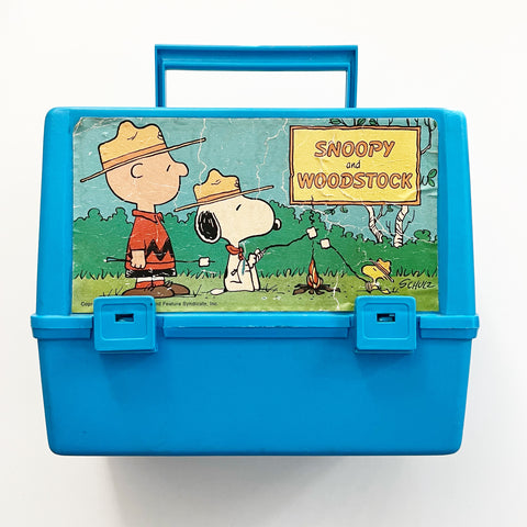 Snoopy and Woodstock 1960s Lunchbox with Thermos