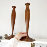 Extra Large Wooden Candlesticks