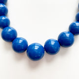 Blue Chunky Beaded Necklace