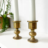 Small Brass Candlestick Set