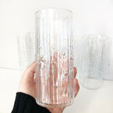 Set of 5 Icicle Drinking Glasses