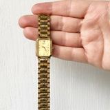 Vintage Gold Tone Caravelle Diamond by Bulova Watch