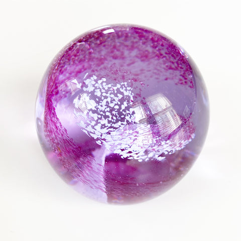 Vintage Purple Glass Orb