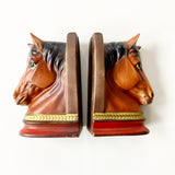 Japanese Chalkware Horse Bookends