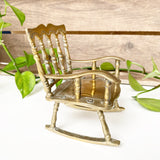 Brass Rocking Chair