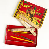 Vintage Rodeo Pencil Box