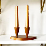 Mid Century Double Candlestick