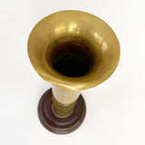 Trench Art Brass Vase (single)