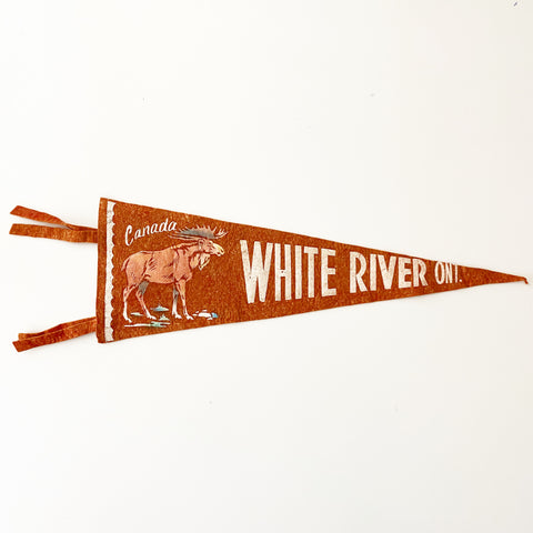 Vintage Pennant White River Ontario