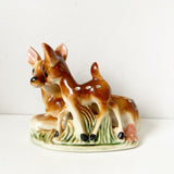 Kitschy Deer and Baby Planter