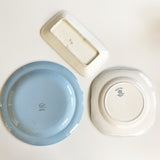 Trio of Blue and White Plates