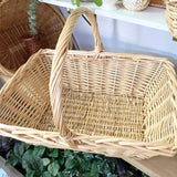 Giant Wicker Basket with Handle