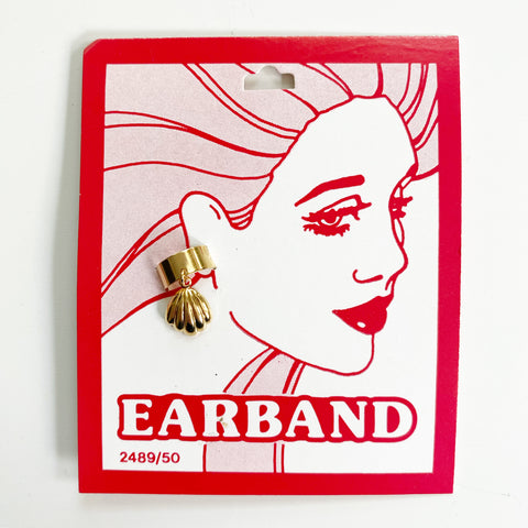 Retro Gold Tone Earband NOS