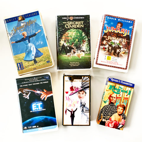 Lot of 6 VHS