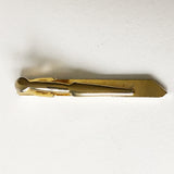 Gold Tone Vintage Tie Clip with Starburst