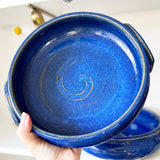 Set of 2 Cobalt Blue Vintage Dishes
